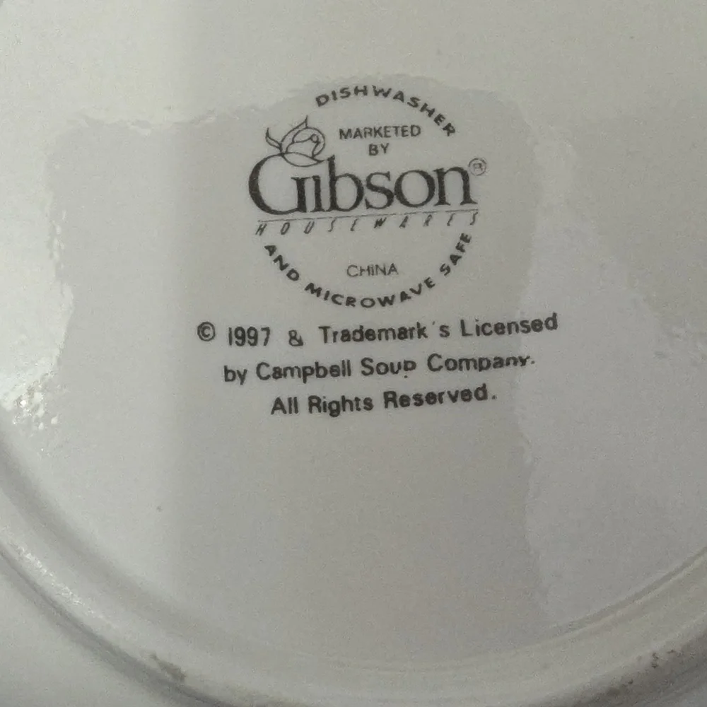 Campbell's Soup Bowl Set